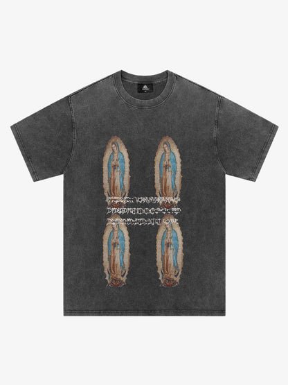 Original Virgin Mary Print T-Shirt 