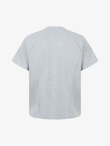Retro Loose-leaf Flyer Cleanfit Structure T-shirt 