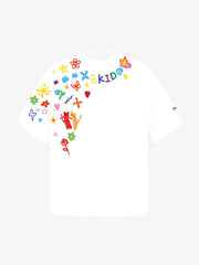 Retro Graffiti Hand-Painted T-Shirt 