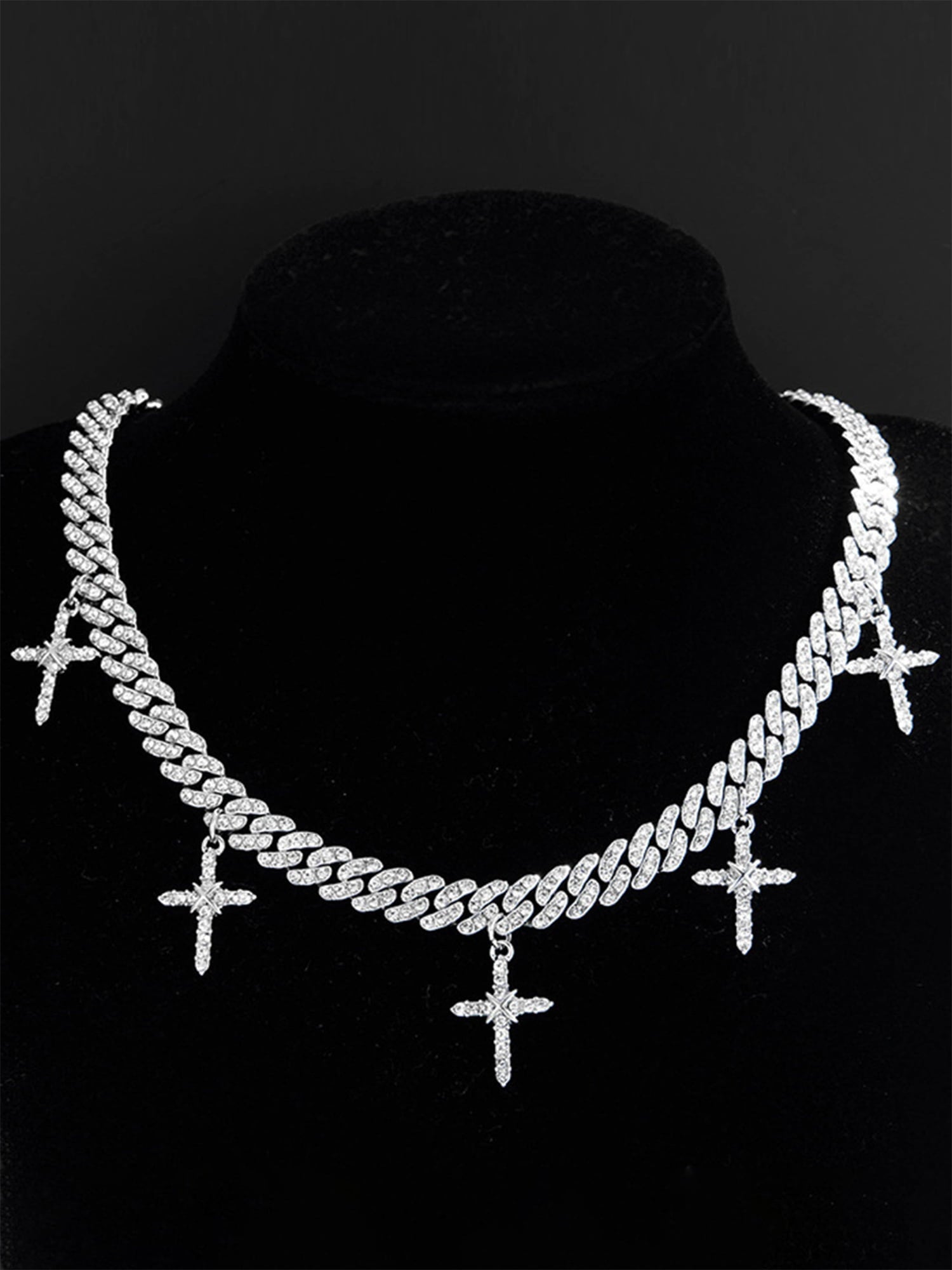 Thesupermade Cross Necklace - 1688 