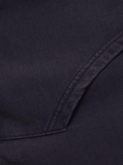 Thesupermade Flame Letter Washed Hooded Sweatshirt - 2216 