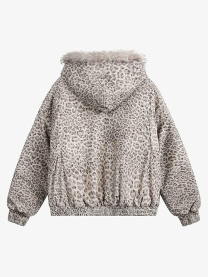 Thesupermade Washed Fur Hooded Jacket - 2265 