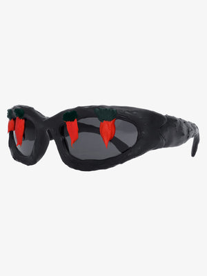 Fun Carrot-Embellished Sunglasses 