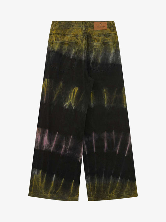 Thesupermade Graffiti Fun Tie-Dye Straight Jeans 
