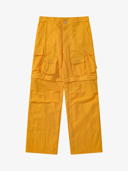 Thesupermade Detachable Multi-pocket Work Pants 