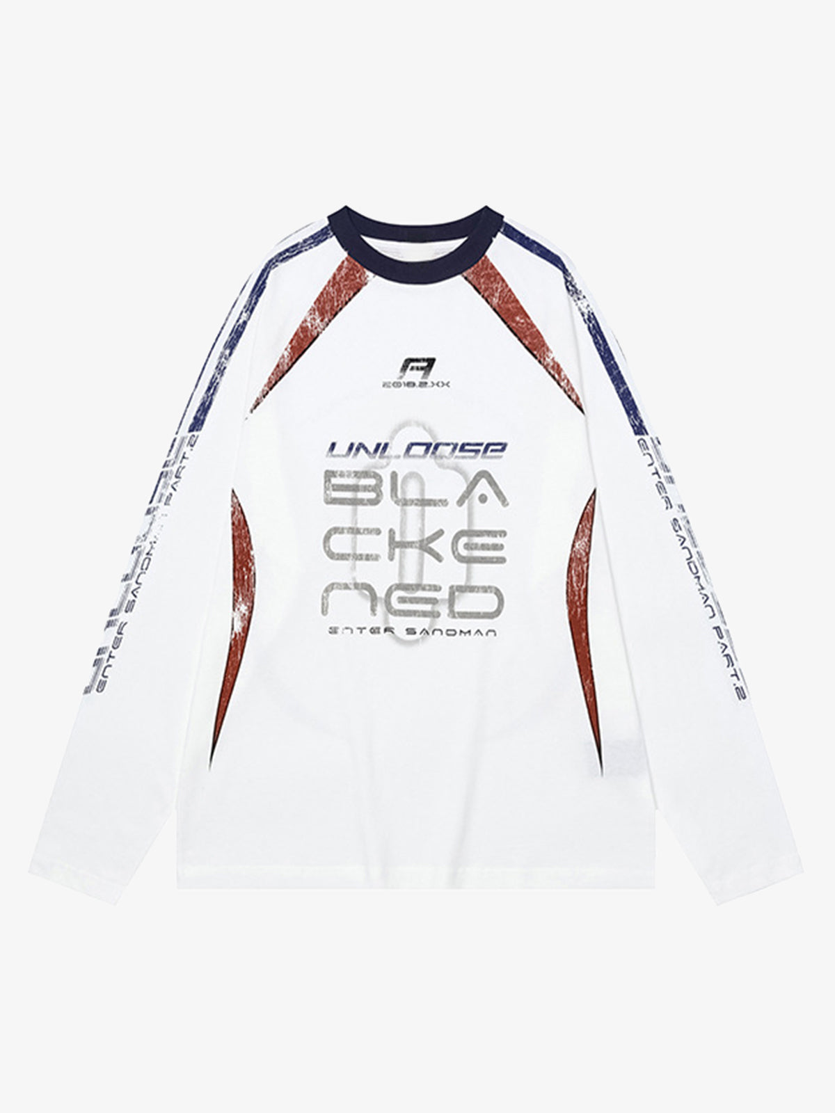 Retro Jersey  Oversized Long Sleeves T-Shirt 