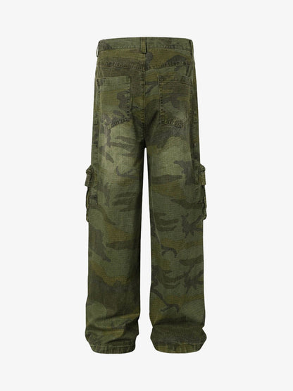 Camouflage Multi-Pockets Cargo Pants 