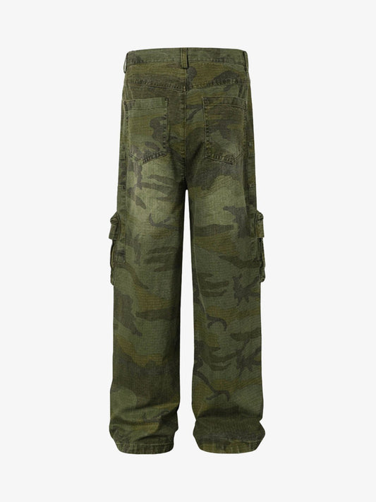 Camouflage Multi-Pockets Cargo Pants 