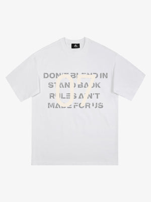 Distressed NO.7 Graphic T-Shirt 