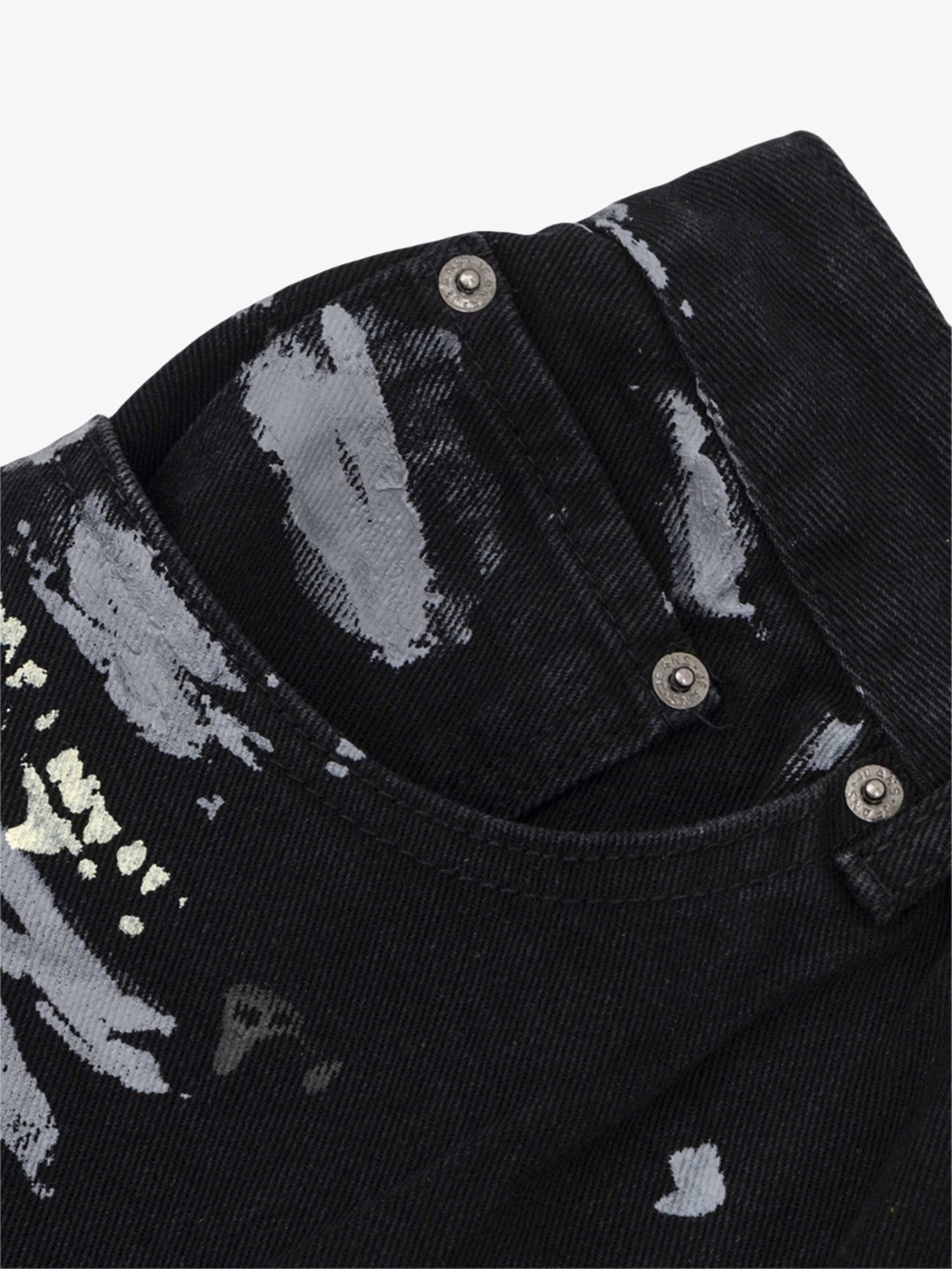 Thesupermade American Graffiti Letter Print Jeans - 1914 
