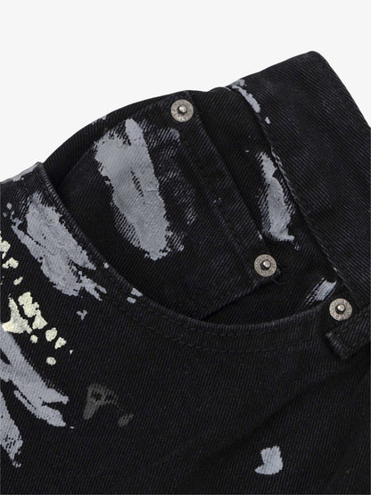 Thesupermade American Graffiti Letter Print Jeans - 1914 