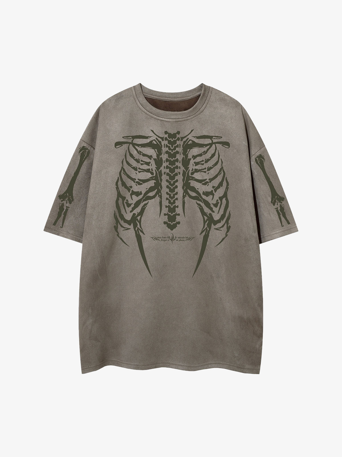 Skeleton Graphic Oversized T-Shirt 