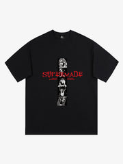 Mary Vintage-Inspired Graphic Design T-Shirt 