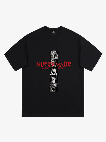 Mary Vintage-Inspired Graphic Design T-Shirt 