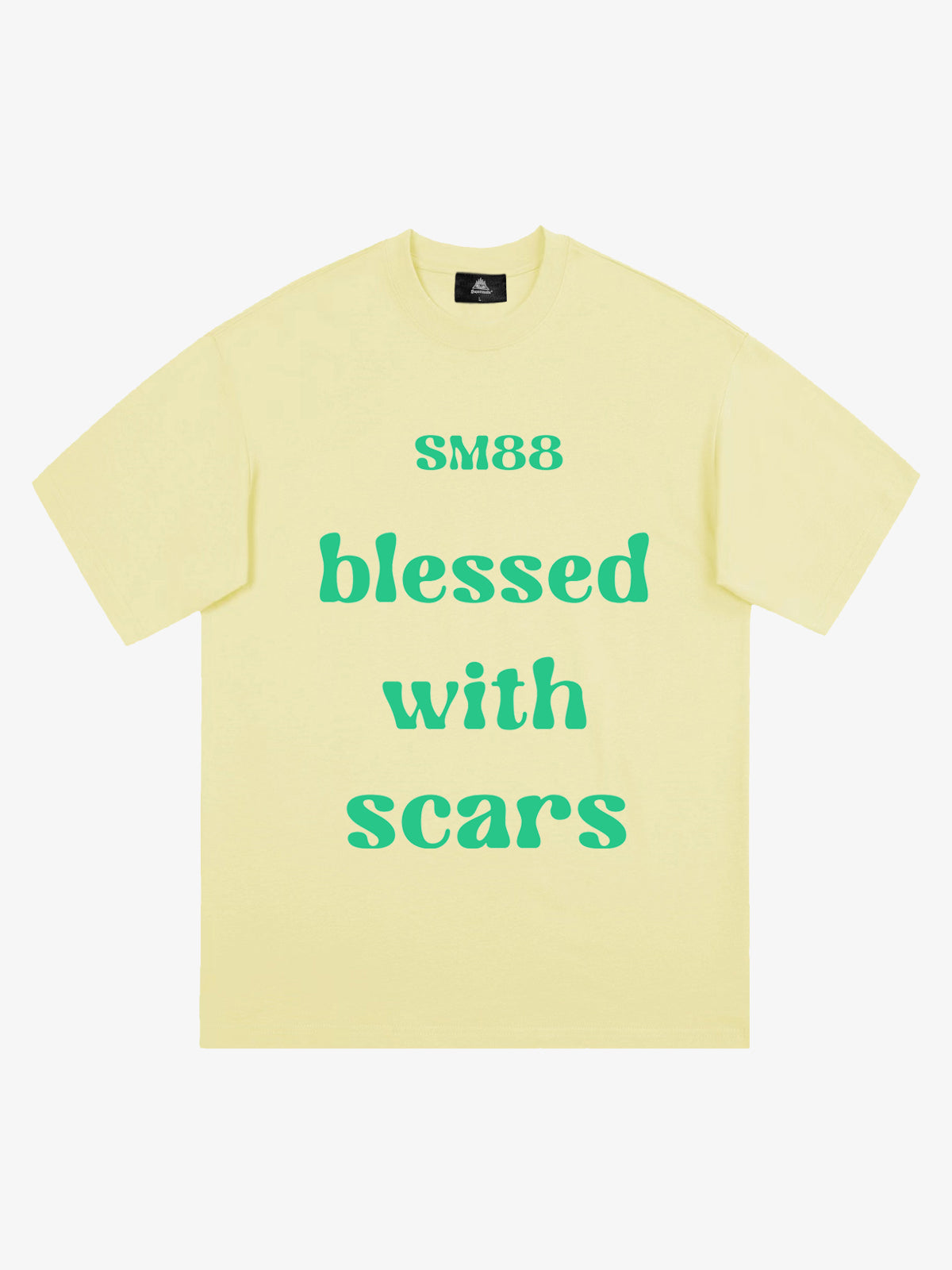 Original "Blessed With Scars" Slogan T-Shirt 