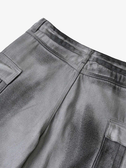 Thesupermade High Street Hip Hop Distressed Washed Work Jeans 