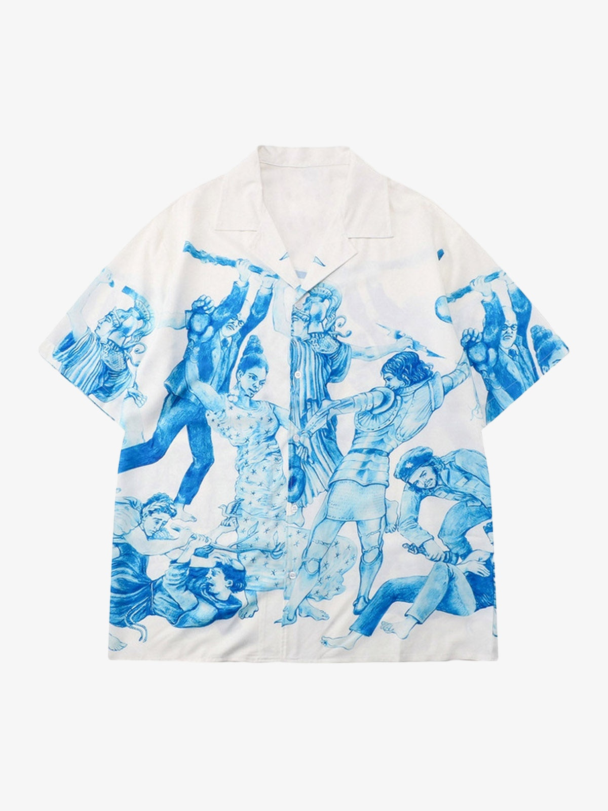 Rebels Printed Rap Beach Shirts Short Sets 