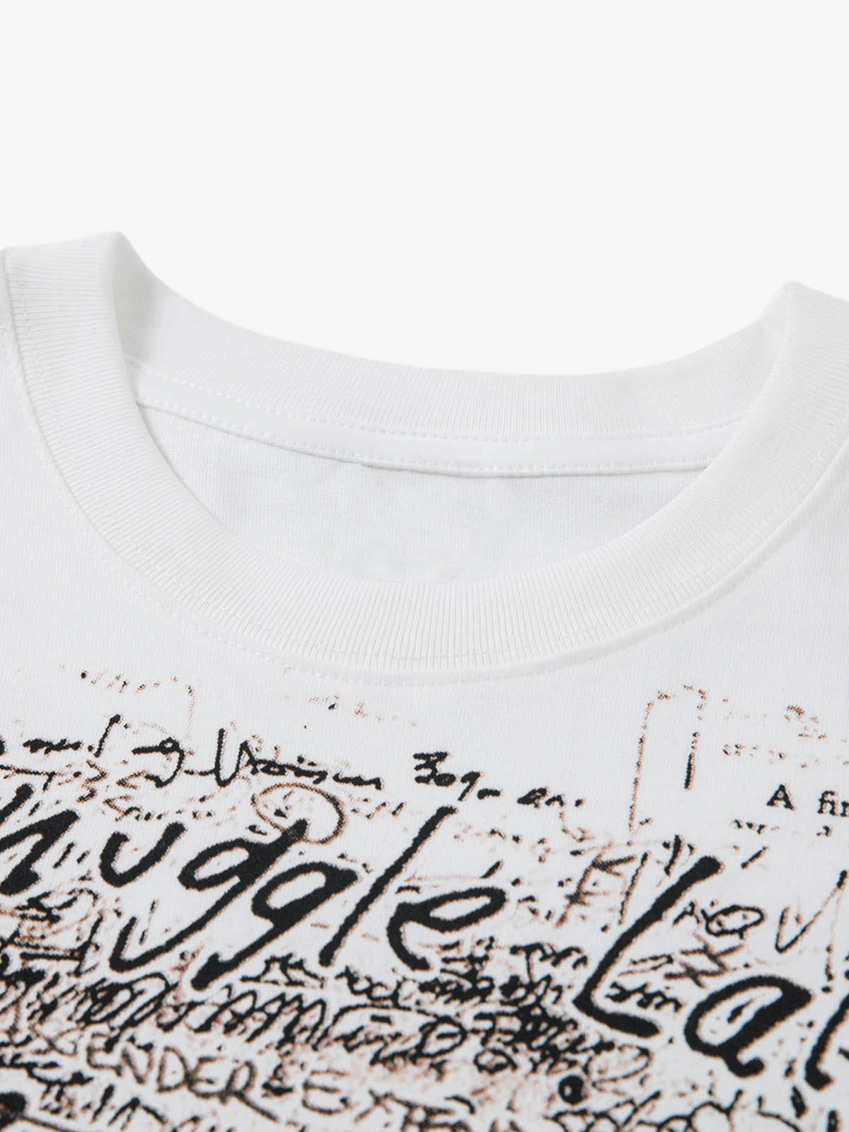 Graffiti Letter Print Oversized T-Shirt - 2417 