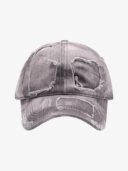 Washed Color Matching Hole  Cap 