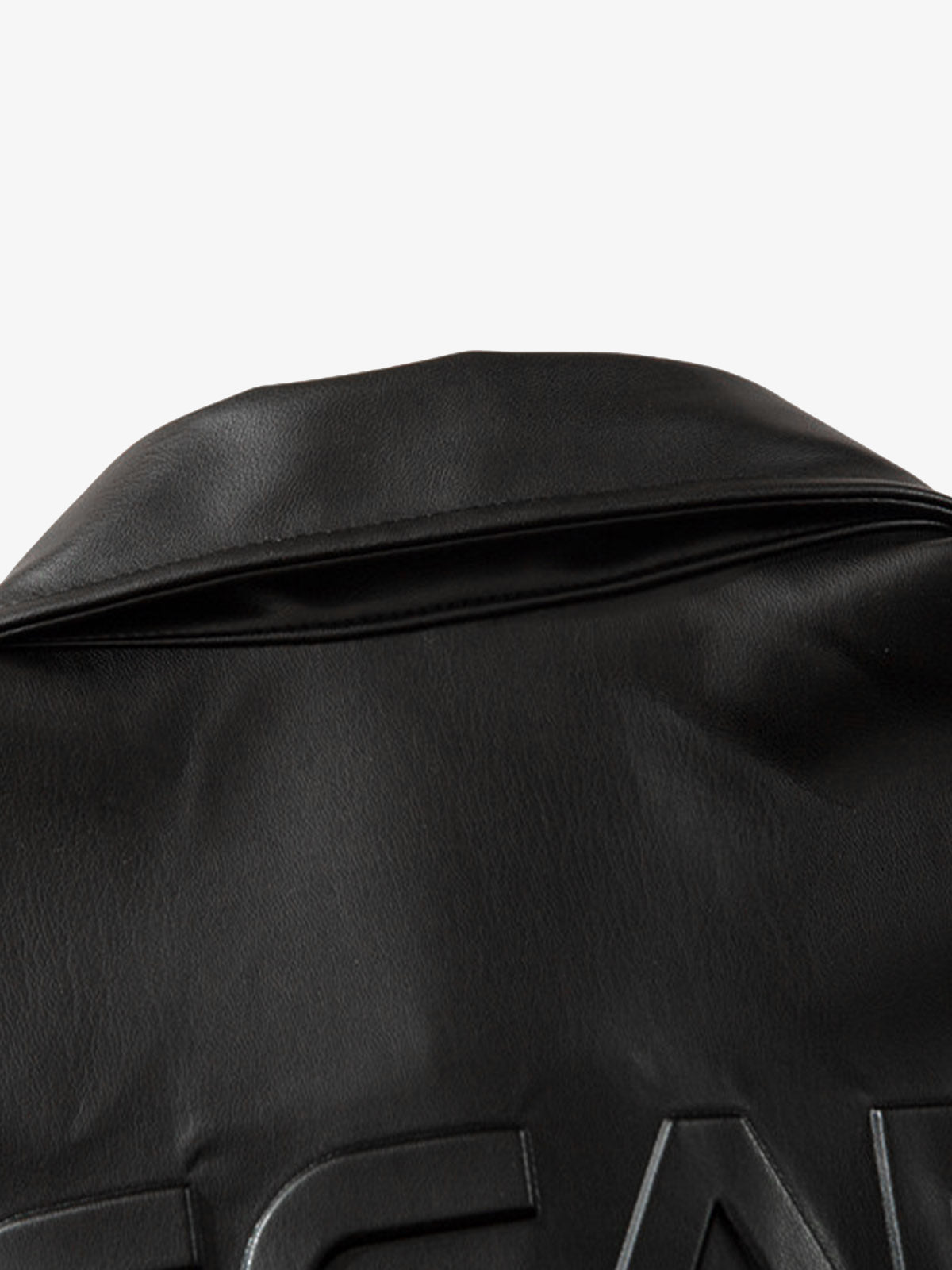 Cleanfit Short-Sleeve PU Leather Shirt 