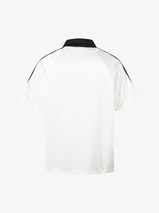 Street Flame Embroidery POLO T-Shirt 