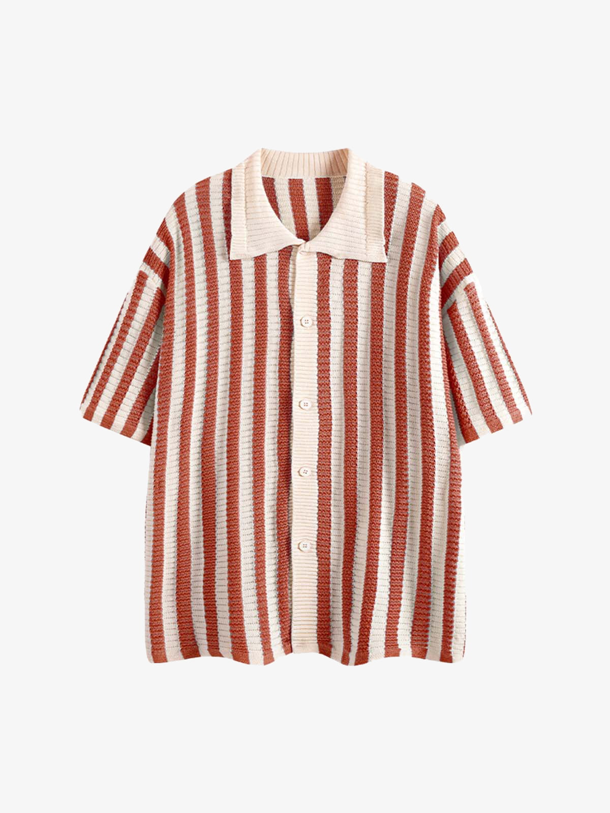 Cleanfit Striped Knit Cardigan Shirt 