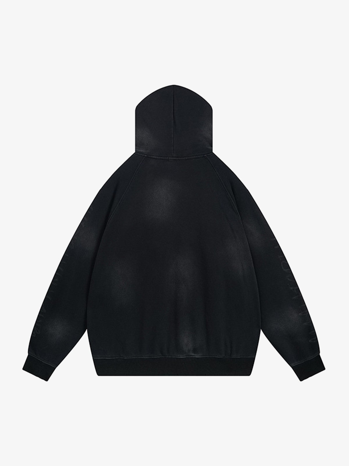 Wasteland Washed Patched Embroidered Hoodie Set 