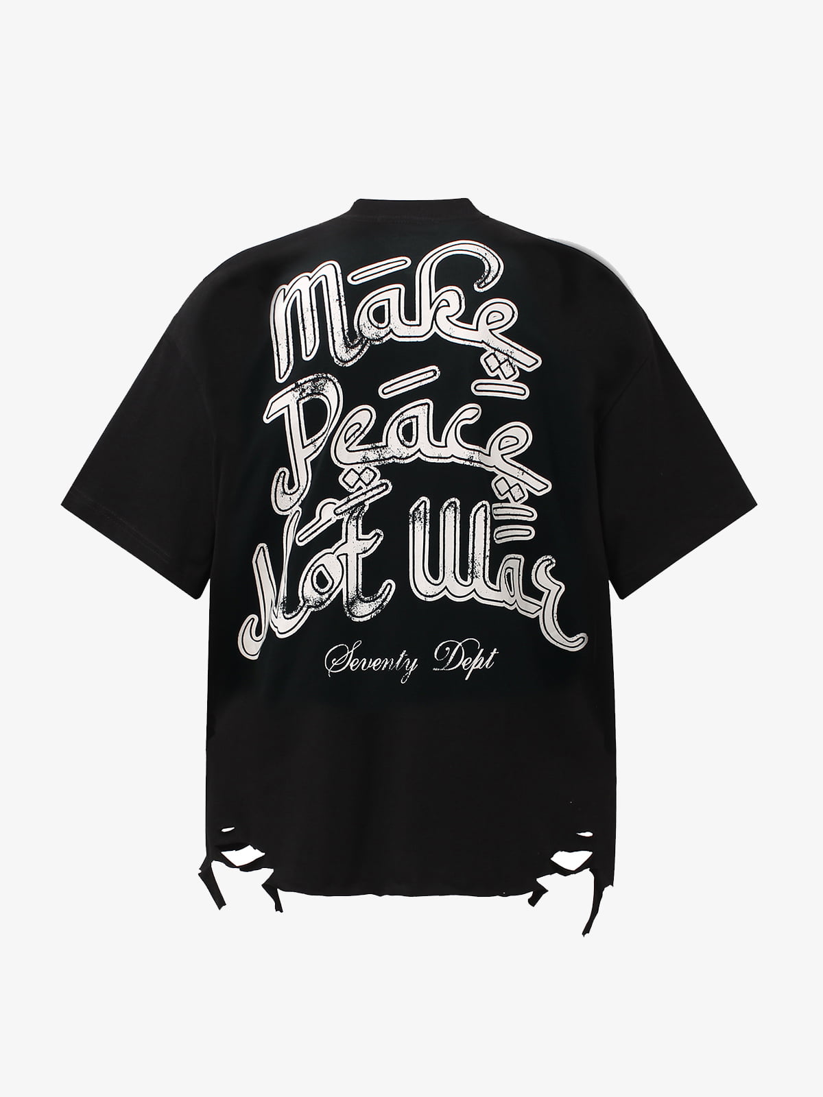 Graffiti Letters Devil Design Graphic T-Shirt 