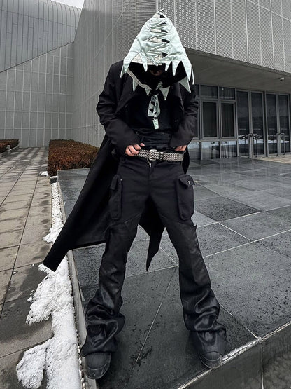 Gothic Dark Style Hollow Rivet Punk Belt - 1993 