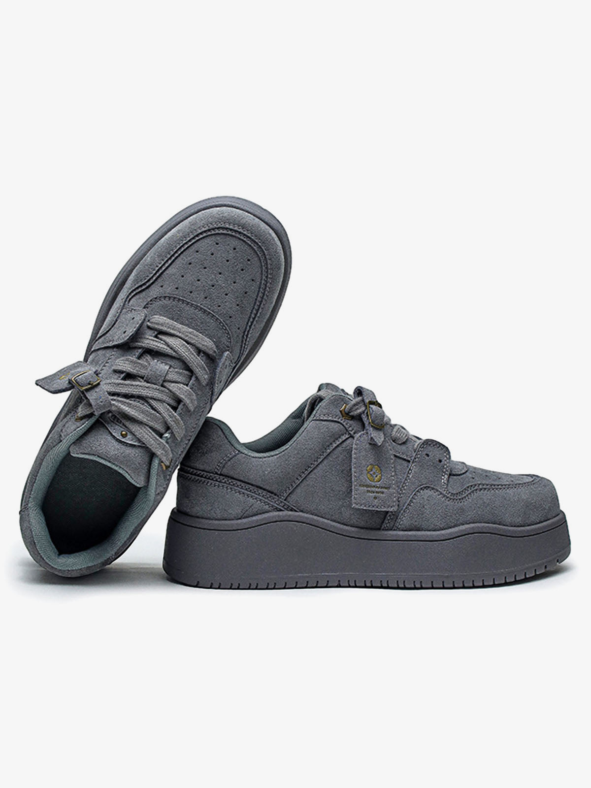 Suede Low-Top Skate Shoes - 2383 