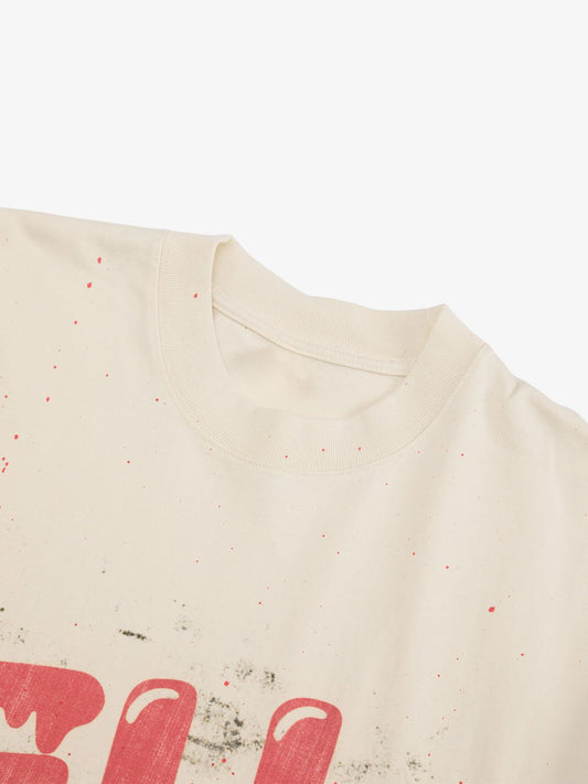 Retro Washed Dissolved Heart T-shirt 