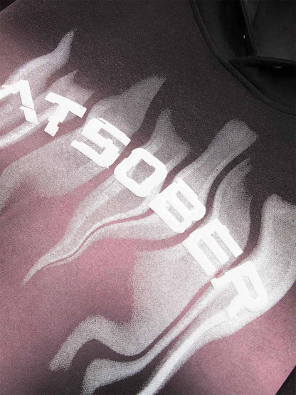 Spray Smoke Gradient Hoodie 