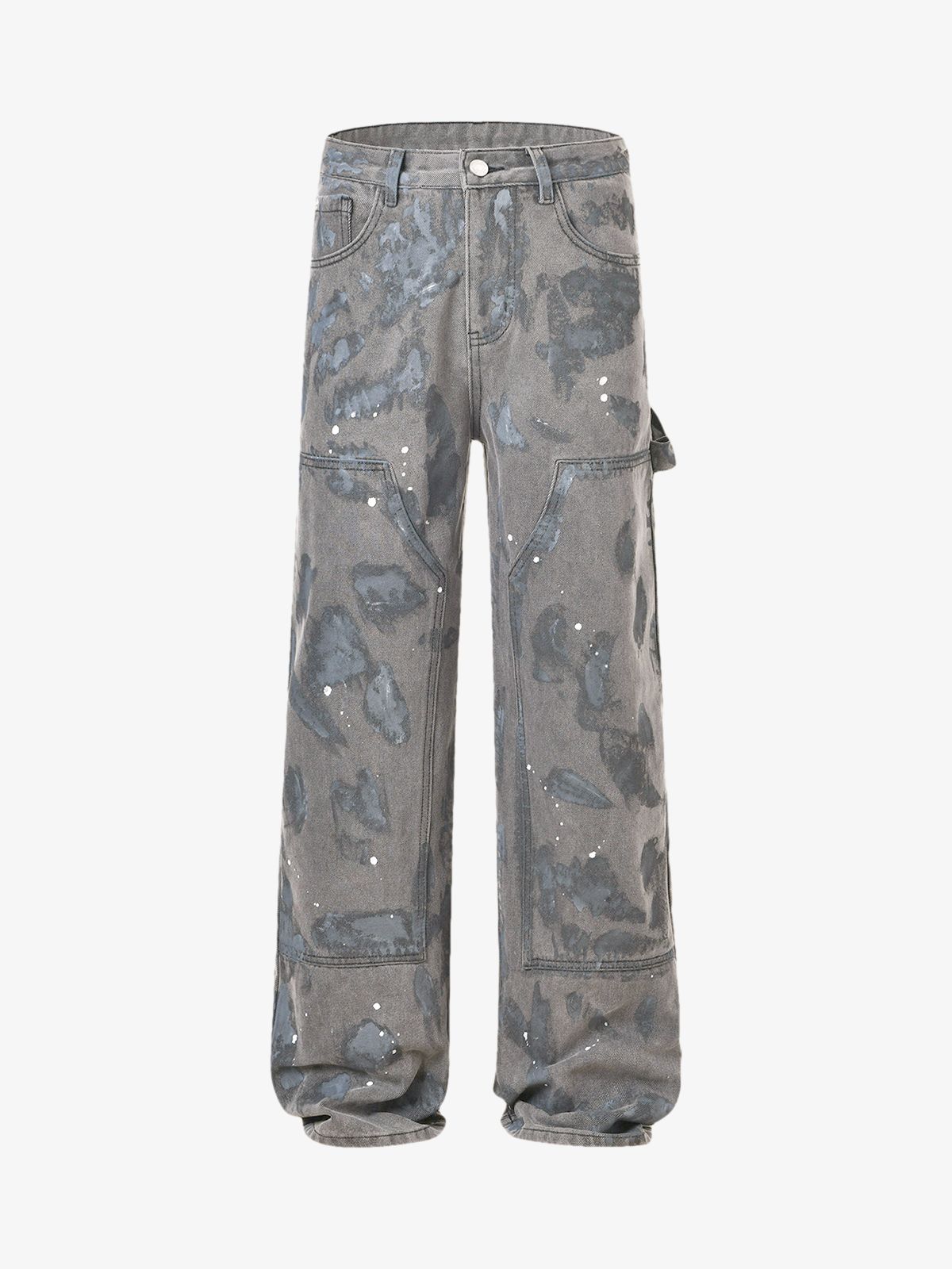 Thesupermade High Street Hip Hop Distressed Washed Jeans 