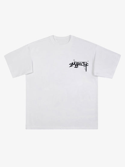Thesupermade High Street Letter Print T-shirt 