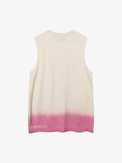Street Necklace Graffiti Spray-Painted Vest 
