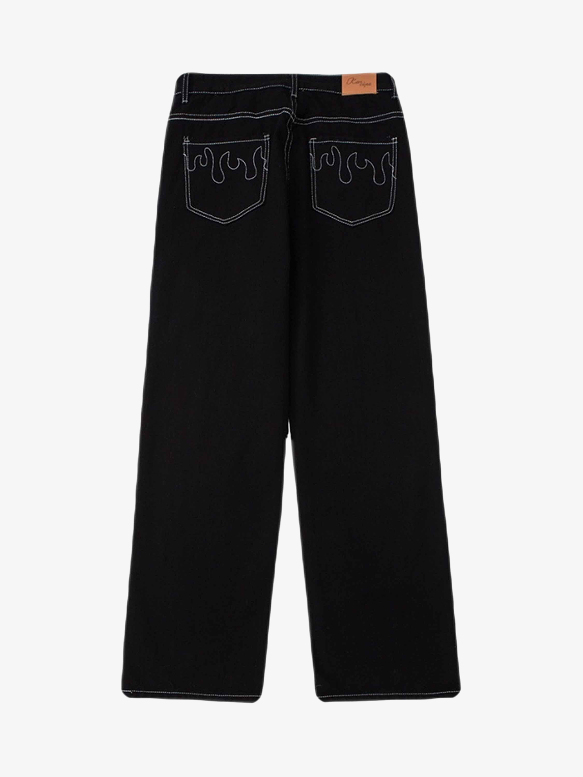 Thesupermade Solid Color Casual Jeans -1224 