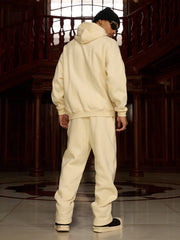 Thesupermade Street Hip-Hop Letters Fleece Tracksuit - 2230 