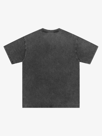 Thesupermade Renaissance Graphic Washed Vintage T-shirt - 2093 