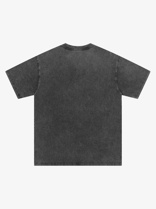 Thesupermade Renaissance Graphic Washed Vintage T-shirt - 2093 