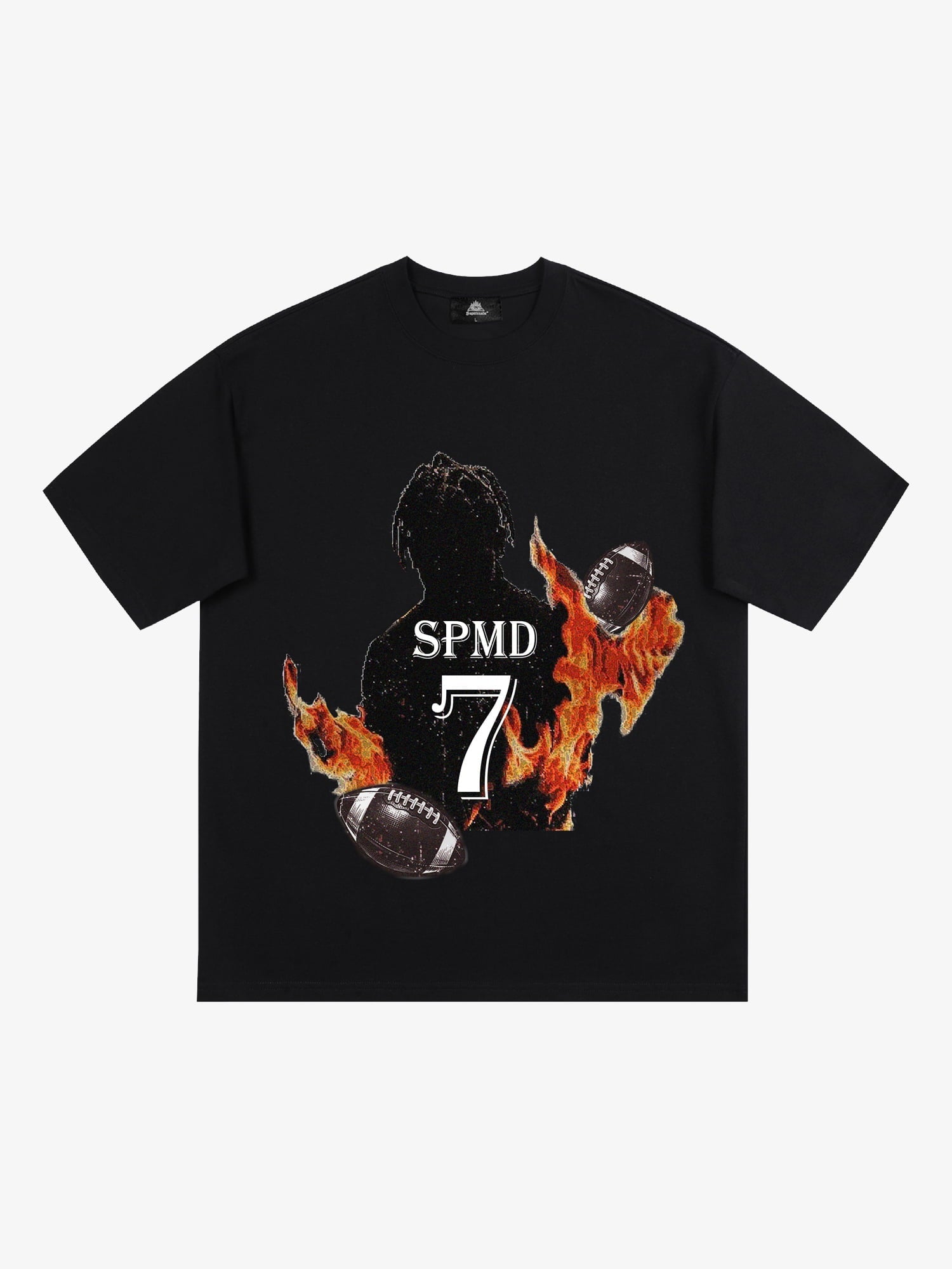Super Bowl Football Print T-shirt 
