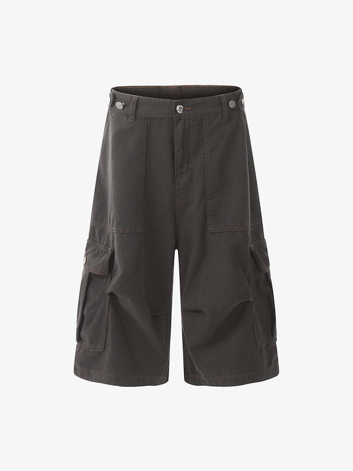 Thesupermade High Street Multi-pocket Workwear Casual Jorts 