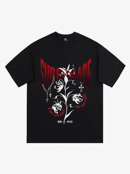 Original Graphic Gothic Angel T-Shirt 