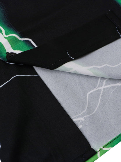 Street Rap Lightning Printed Short Sets 