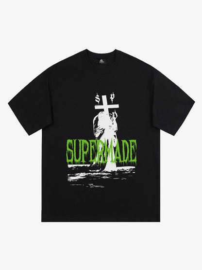 Original Bold Cross Graphic T-Shirt 