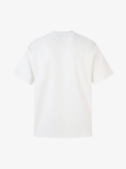 Retro Rivet Letter Embroidered T-shirt 