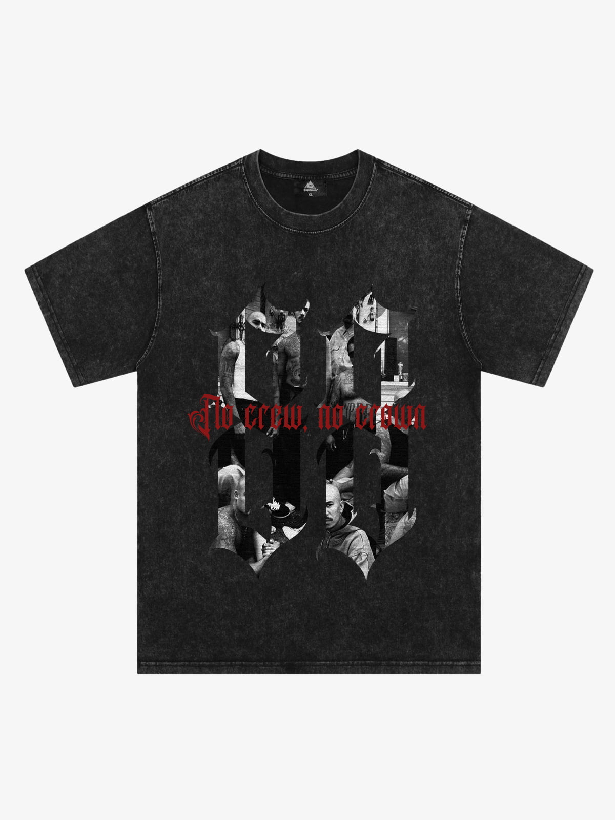 Original Photograph Letter Oversized Graphic T Shirt