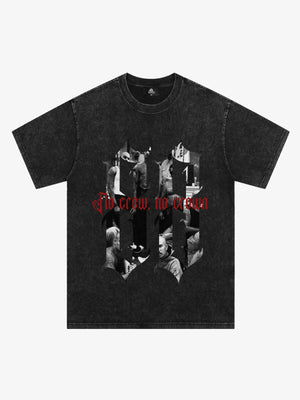 Original Photograph Letter Oversized Graphic T-Shirt 