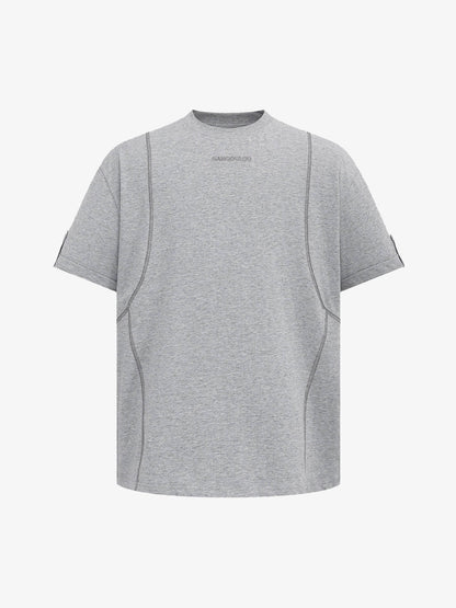 Retro Quilted Design T-shirt 