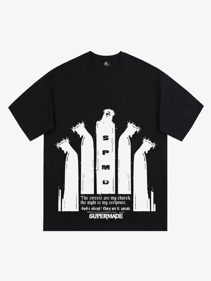 Original Saint Slogan Graphic T-Shirt 