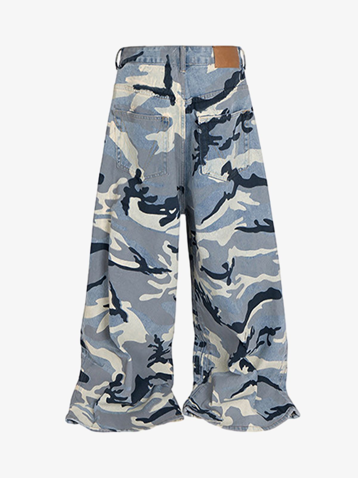 Street Retro Camouflage Baggy Jeans - 2395 
